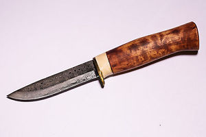 Bear Damastmesser 10cm und 300 Lagen Twist-Damaststahl-Einzelanfertigung NP239€