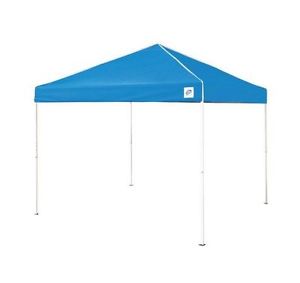 Envoy 10 x 10 ft. Blue Straight Leg Instant Shelter Canopy Sun Shade UV Tent