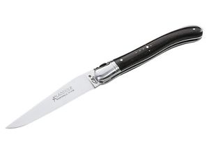 Fontenille Pataud Naturaleza,acero Sandvik 12C27,Back Lock,Bandejas de ébano,