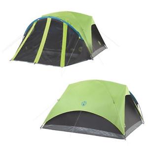 Coleman Carlsbad 4 Person Dome Tent W/Screen Room - Weathertec Sysyem
