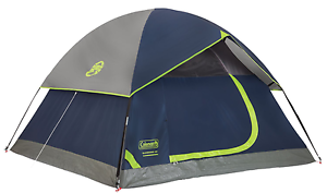 Coleman Sundome 4-Person Family Outdoor Camping Weathertec Lightweight Tent