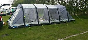 Kampa Hayling 6 air 2016 with vestible used once