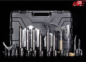 Outdoor Toolbox FREE SOLDIER Tactical Axe Shovel Multifunction Tool Kit Shovel