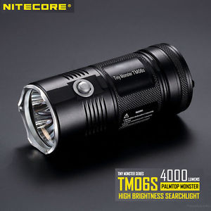 Nitecore TM06S PALMTOP MONSTER 4x XM-L2 U3 4000LM LED Flashlight