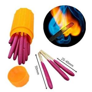 20pcs Survival Tool Windproof Waterproof Portable Matches For Camping Hiking