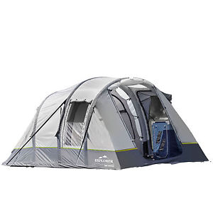 EXPLORER Luft Zelt Alegra Air 4 Personen Camping Familien Zelt aufblasbar 3000mm