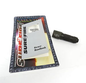SUREFIRE E1 EXECUTIVE XENON ASSEMBLY PERSONAL SECURITY FLASHLIGHT 15 LUMENS