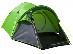 Summit 4 Man Tent - H-Halt Pinnacle Skin Dome Tent - Green