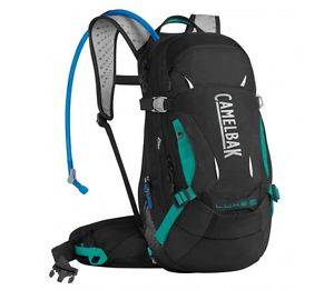 CamelBak LUXE LOW RIDER-14 HYDRATION BAG PACK 3L BLACK/COLUMBIA JADE *USA Brand