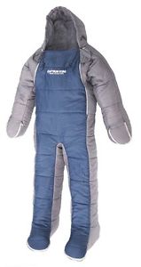 Captain stag sleeping bag washable human type navy gray operating temperature10