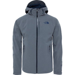 North Face Apex Flex Gtx Mens Jacket Coat - Tnf Medium Grey Heather Urban Navy