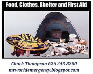 House in a bag Emergency kit  Video at mrworldemergency. (Yes ship negotiation)