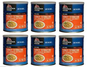 No Sales Tax - 10 Case of 6 cans of Mountain House, 60 cans total