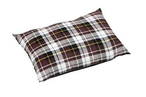 camping washable pillow[minimum working temperature of 10 degrees] Brown Check