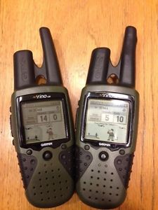 Garmin Rino 120 2-Mile 22-Channel FRS/GMRS Two-Way Radio/GPS Navigator-2 units