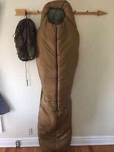 Kifaru Slick Bag 0 Degree Long, Standard Width, Coyote Brown w/ stuff sack