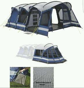 outwell biscayne 6 tent, awning,carpet and footprint.