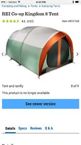 REI Kingdom 8 Person Tent