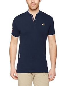 (TG. Medium (Taglia produttore:M)) Blu (Navy) La Martina James, Polo Uomo, Blu (