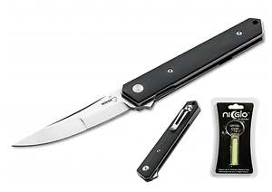 BÖKER Plus Kwaiken Duplex Taschenmesser VG-10 Duplexgrind   & Ni-Glo S-Marker