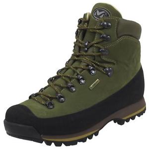Shoes walk hiking Millet Bhutan gtx vibram leather Green 26706 - New