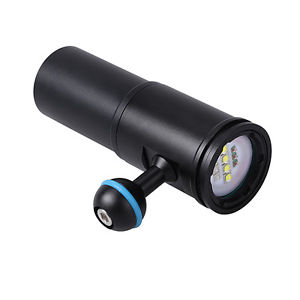 Antorcha Linterna Anticorrosivo Submarino 2600lm Bajo el Agua 100M Impermeable