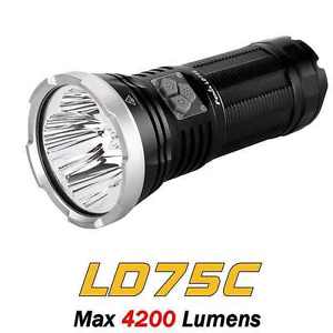 Fenix LD75 C Flashlight Torch Multi Color Red Green Blue 4200 Lumens