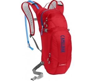 CamelBak LOBO HYDRATION BAG PACK 3L Helmet Hooks RACING RED/PITCH BLUE*USA Brand