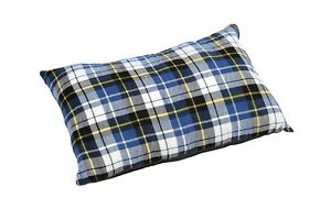 camping washable pillow[minimum working temperature of 10 degrees] Navy Check