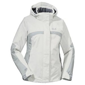 Bianco - grigia foschia (TG. XL) Jack Wolfskin Topaz II - Giacca impermeabile da