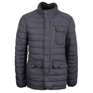 Camel active Homme Veste Matelassée marine bleu blanc à carreaux 4Z14 420300 43