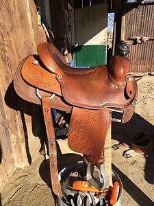 Martin Saddlery roping saddle