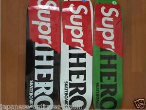 SUPREME x ANTIHERO Green Black White Skate Skateboard Board ANTI Deck SET OF 3