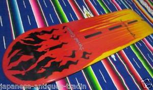 Vintage DOGTOWN Team Zephyr TONY ALVA Orange Art Skateboard Skate Board Deck