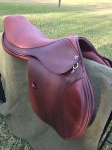 Tad Coffin English Saddle TC2 Smartride Close Contact Jumping saddle 18.5 inch