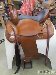 Tex Tan Flex Trail Saddle New Never Used 16 1/2" Gaited Medium Tree SQHB