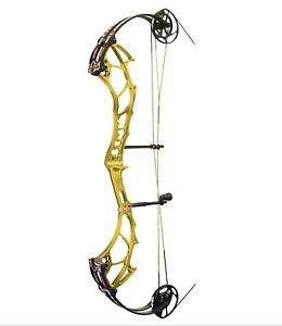 NEW 2017 PSE SUPRA EXT 50-60# HIGH VOLTAGE YELLOW TARGET BOW 25 to 30-1/2" DRAW
