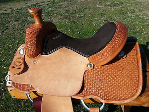 15" Johnny Scott All Around Roping Saddle (Made in Texas)