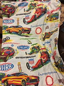 Vintage NHRA Drag Race Sleeping Bag one owner Winternationals Springnationals