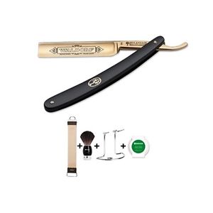 Böker Waldorf 24 Karat Gold 5/8" Spanischer Kopf + Pflegeset