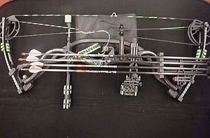 Hoyt Carbon element G3 With Hoyt soft case, arrows, wrist sling, sights, etc
