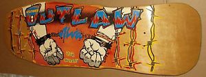 NOS 1989 ALVA JIM MURPHY "STREET OUTLAW" SKATEBOARD DECK 80'S VINTAGE RARE