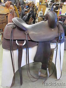 Don Rich Cutter Cutting Saddle 16" Hand Made Andrews Hardware Lightly Used