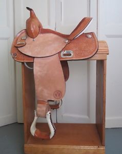 Circle Y  Proven Barrel Saddle 14" #2026 Semi Quarter Horse Bar, "NEW CONDITION"