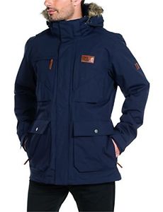 Jack Wolfskin - Giacca "Parka Mainland Texapore" da uomo, 3 in 1