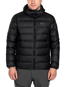 Jack Wolfskin Helium Piumino corto da uomo, Uomo, HELIUM MEN, Black, XXXL