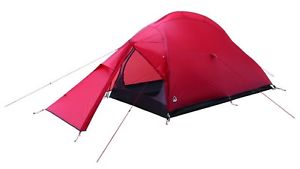 Robens Tente Rouge Jupe UL 2 Personnes légère (1.39kg) Clair tunnel Aluminium