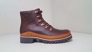 Chaco Women Fields Boots Leather Rubber Sole Skid Resistant Hiking Size 8 - Rust