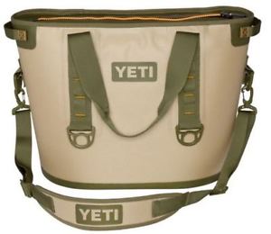 Yeti Hopper 30 Portable Soft Side Leakproof  Cooler Field Tan +4lb Ice New w/Tag