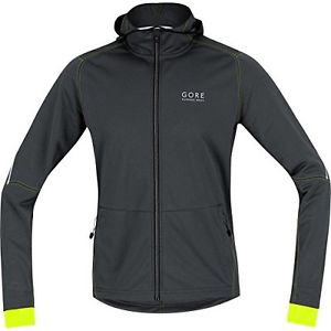 GORE RUNNING WEAR, Maglia con cappuccio Uomo, Morbida e calda, GORE WINDSTOPPER